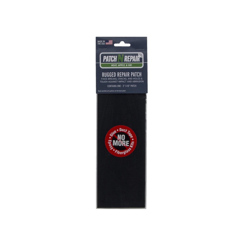 Patchnrepair Rugged Repair Patch Black 3x10in