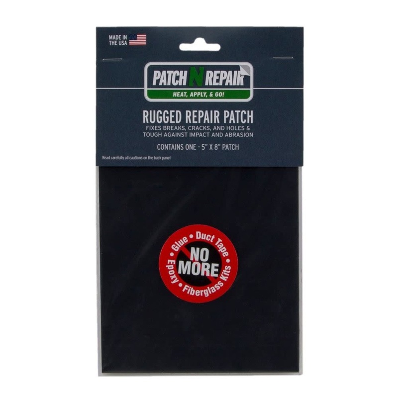 Patchnrepair Rugged Repair Patch Black 5x8in