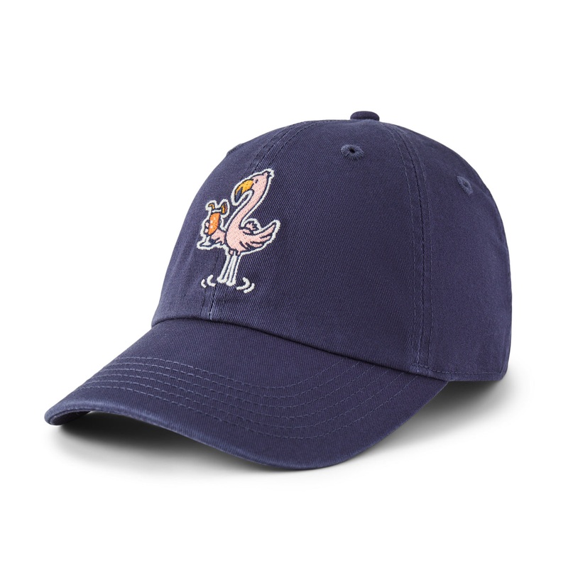 Adult Flamingo with Drink Chill Cap – Darkest Blue