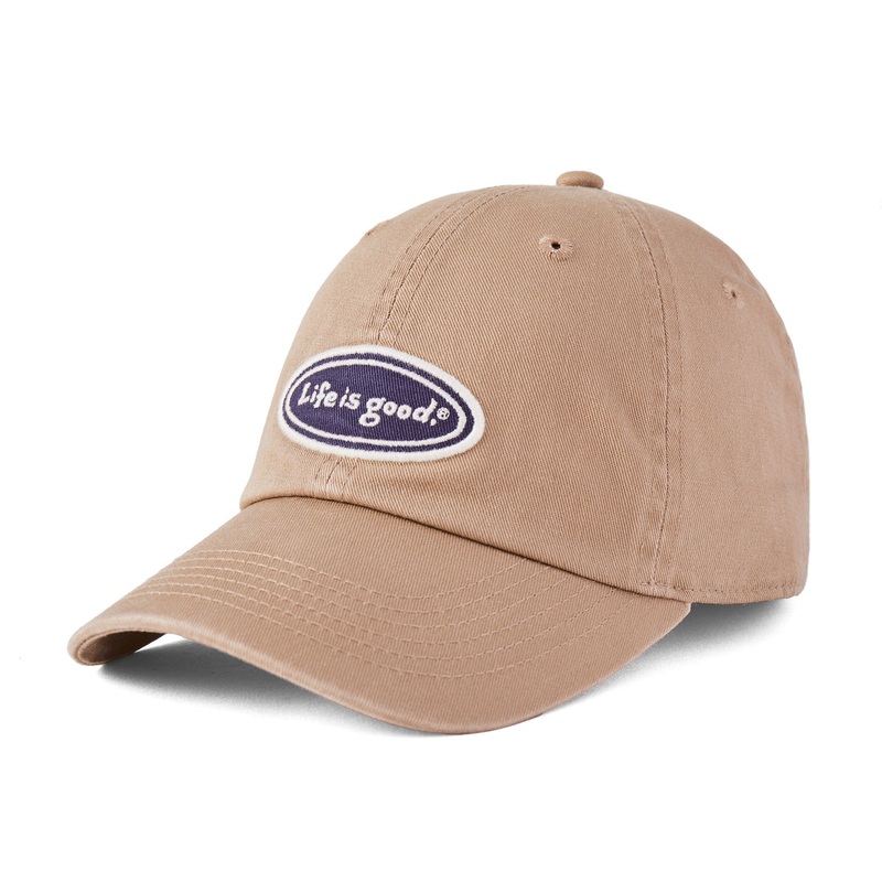 Adult LIG Vintage Oval Chill Cap – Tan