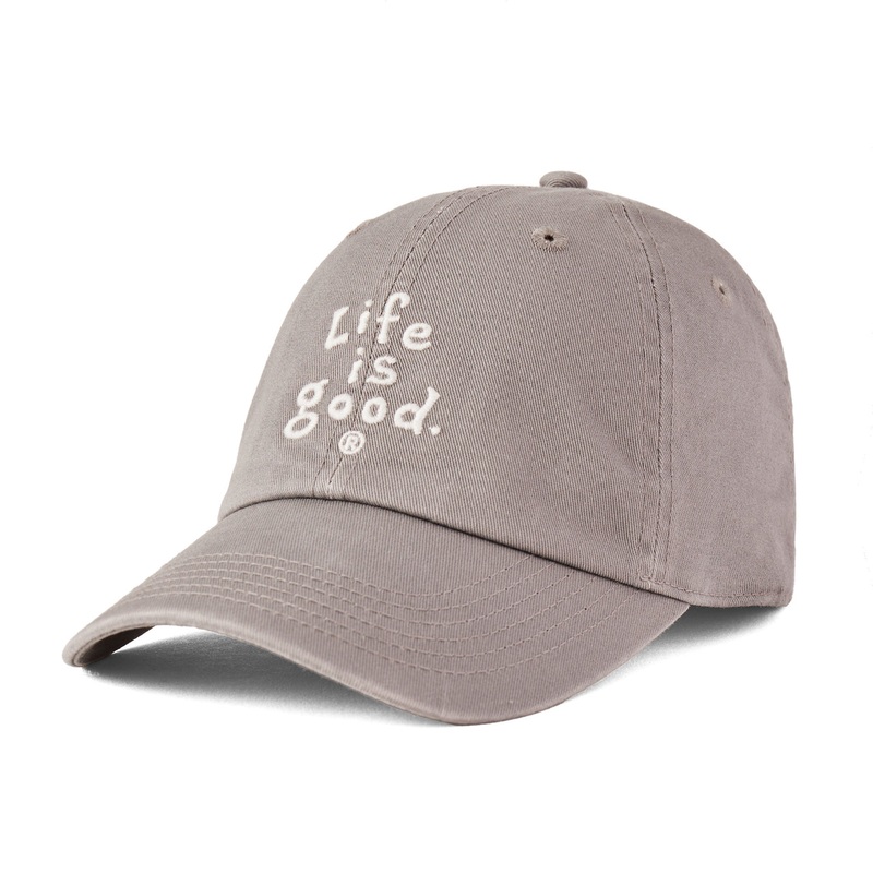 Adult LIG Vintage Wordmark Stacked Chill Cap – Slate Gray