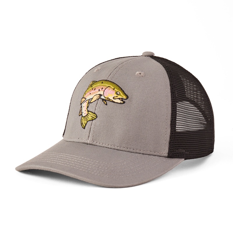 Adult Rainbow Trout Trucker – Slate Gray