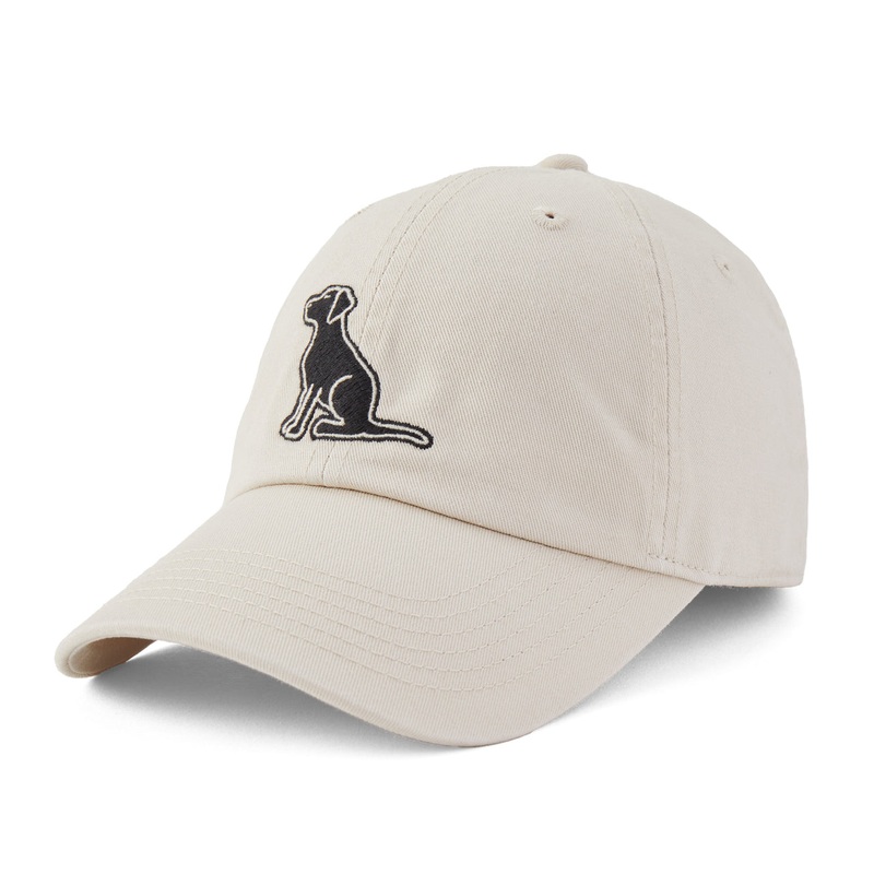 Adult Sitting Dog Chill Cap – Bone