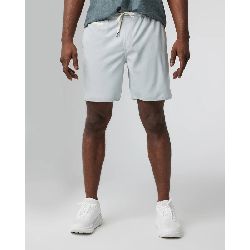 Banks Short – Sky Grey Linen Texture