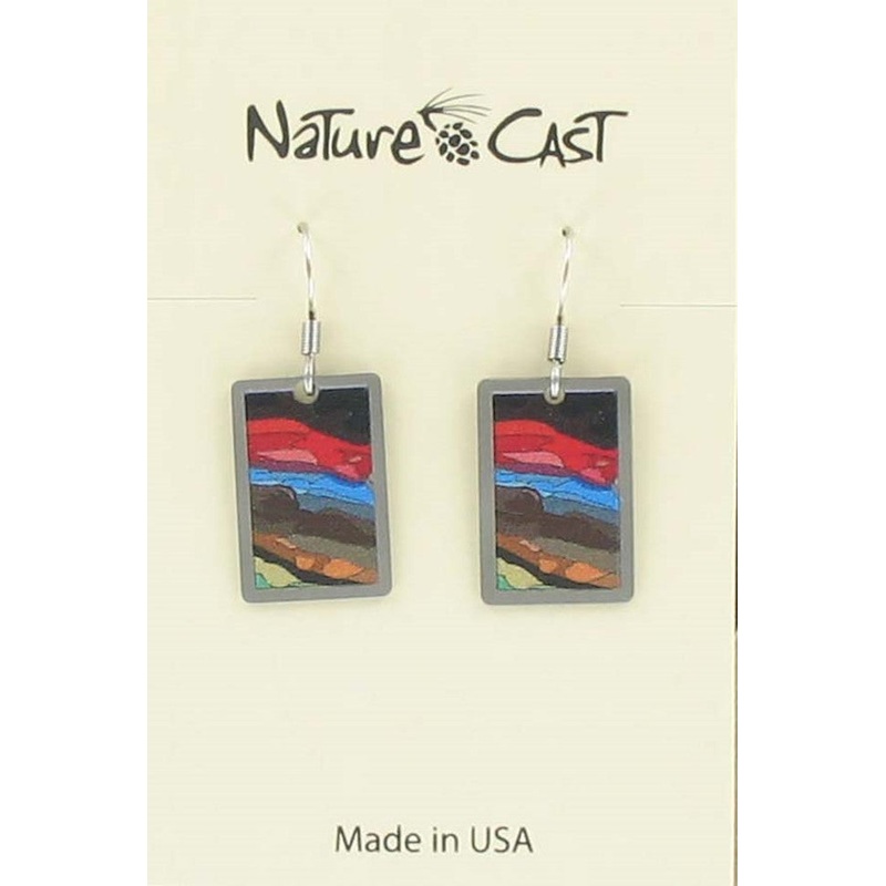 Color Layers Dangle Earring|Multi|O/S
