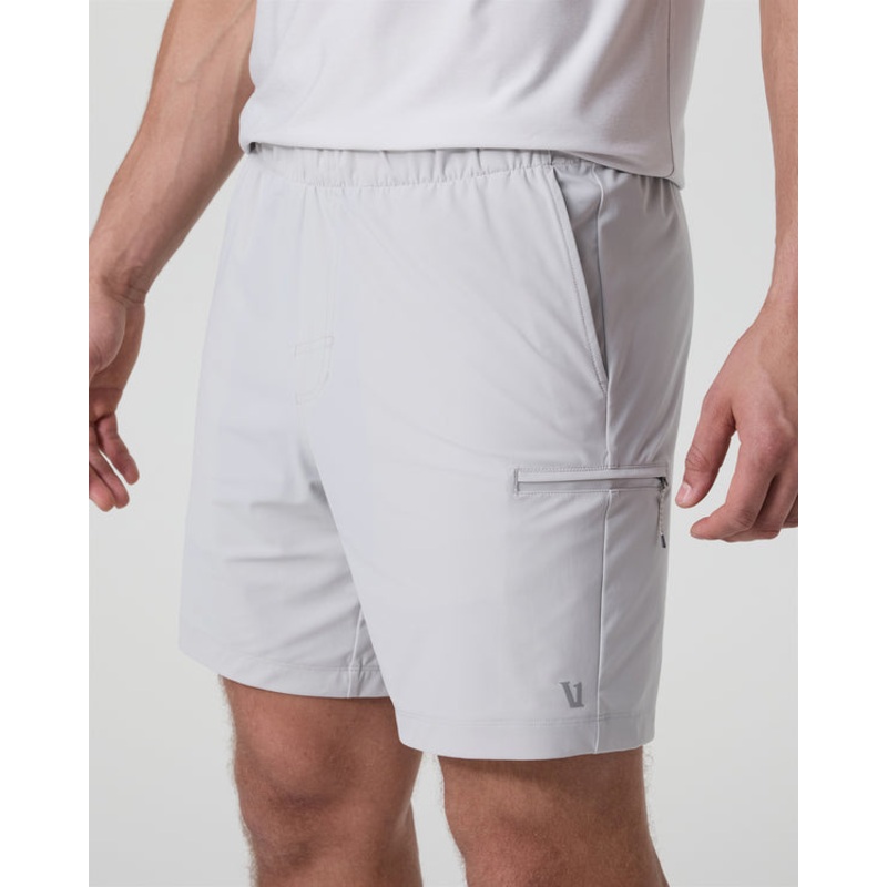 Fleet Sport Short Unlined – 7in – Sky Grey