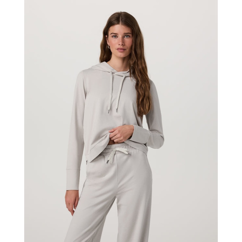 Halo Essential Hoodie – Ecru Heather