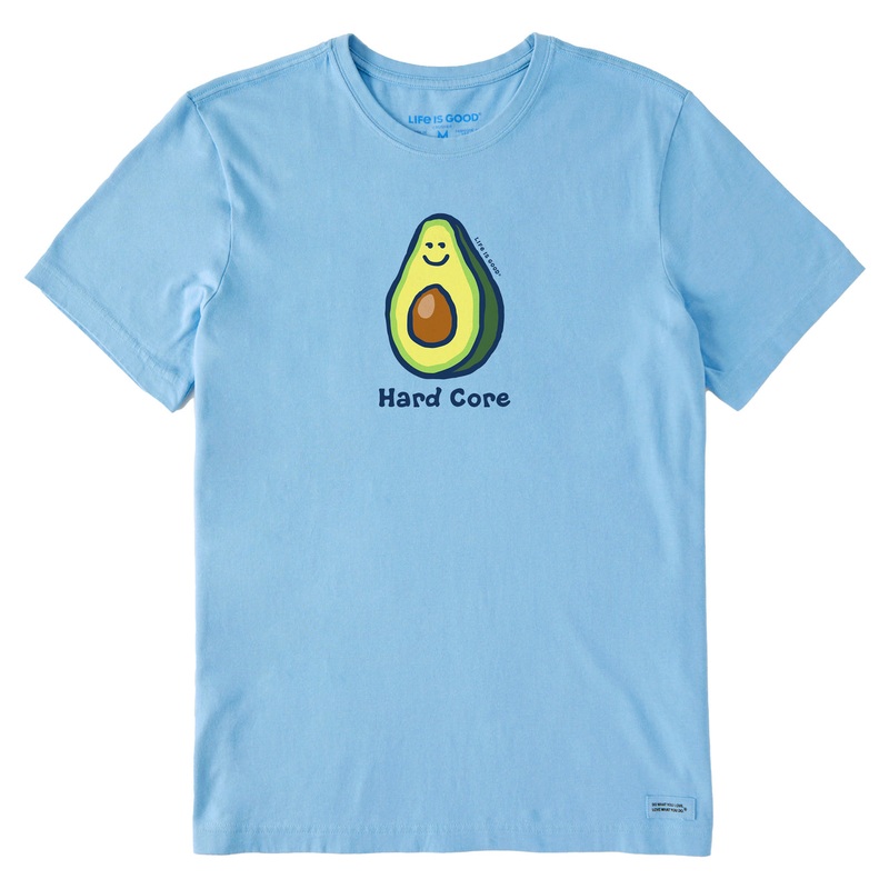 Men’s Hard Core Avocado Short Sleeve Crusher-LITE Tee – Cool Blue