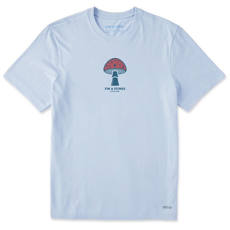 Men’s I’m A Fungi Short Sleeve Crusher-LITE Tee – Glacier Blue