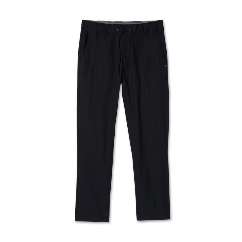 Meta Elastic Waist Pant – Black