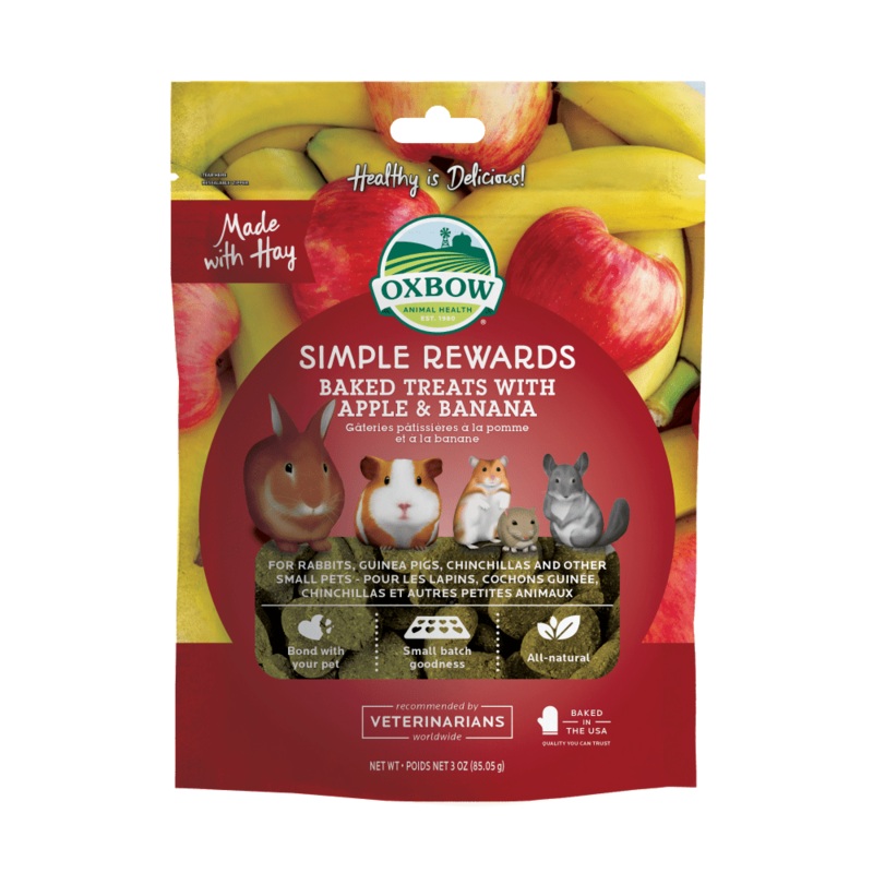 Simple Rewards Baked Treats with Apple & Banana – 3oz.