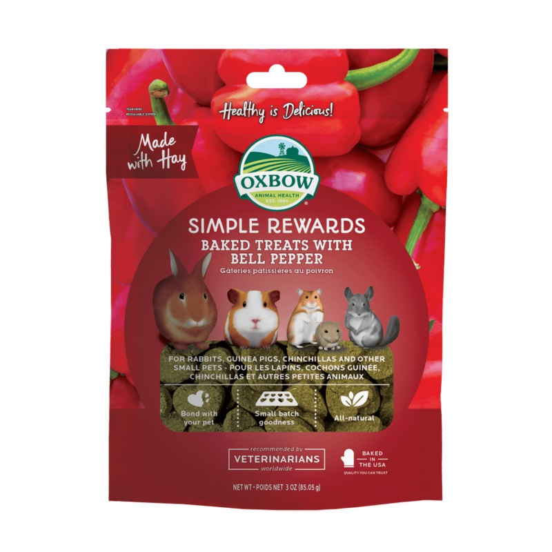 Simple Rewards Baked Treats with Bell Pepper – 3oz.