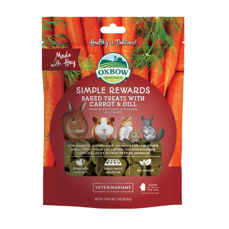 Simple Rewards Baked Treats with Carrot & Dill – 3oz.