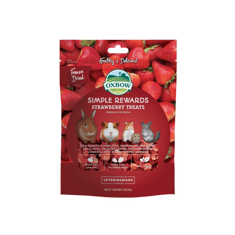 Simple Rewards Freeze Dried Strawberry Treats – 0.5oz.
