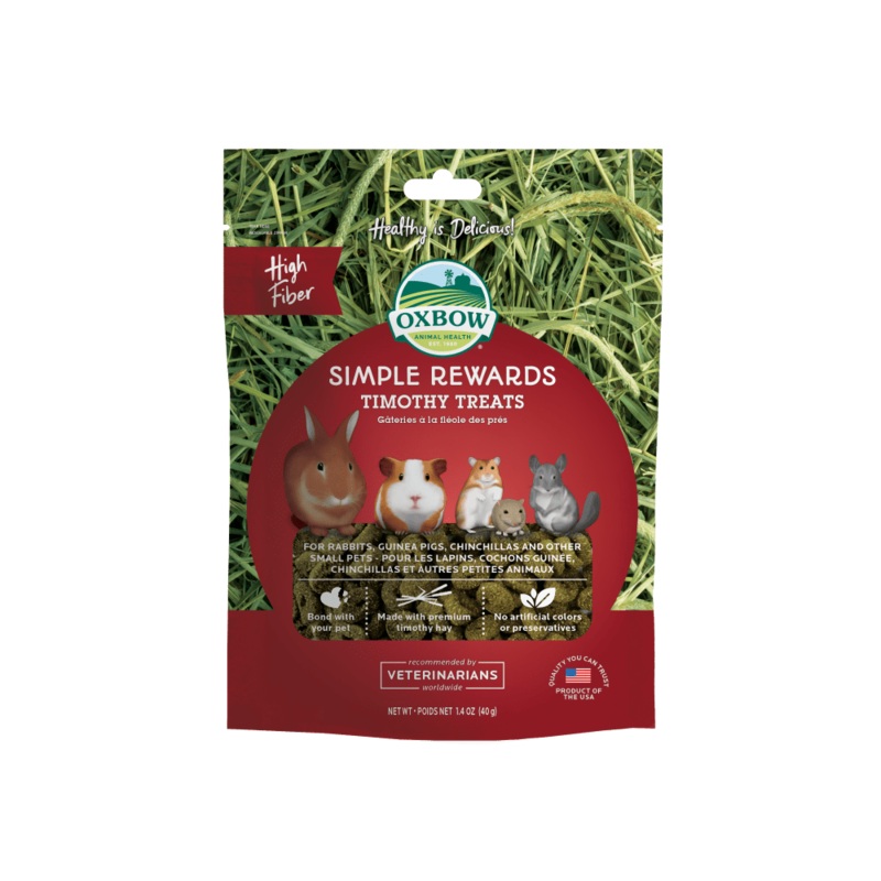 Simple Rewards High Fiber Timothy Treats – 1.4oz.