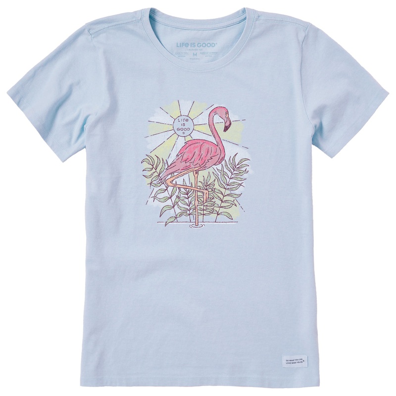 Women’s Flamingo Short Sleeve Crusher-LITE Tee – Glacier Blue