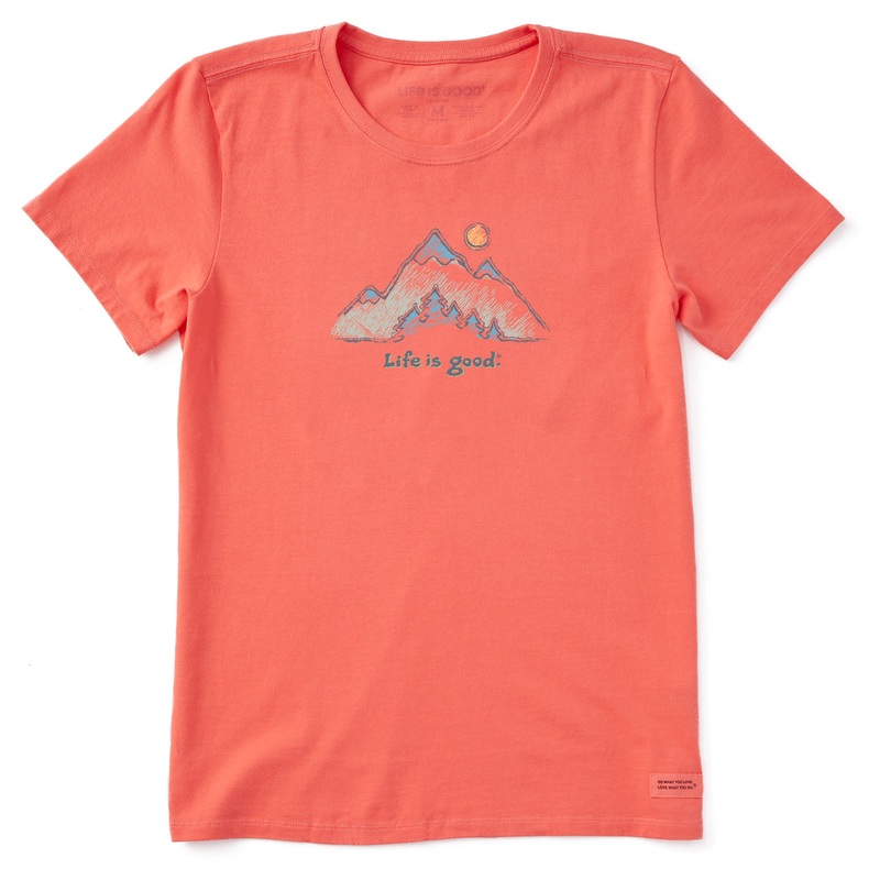 Women’s Green Mountains Short Sleeve Crusher-LITE Tee – Mango Orange