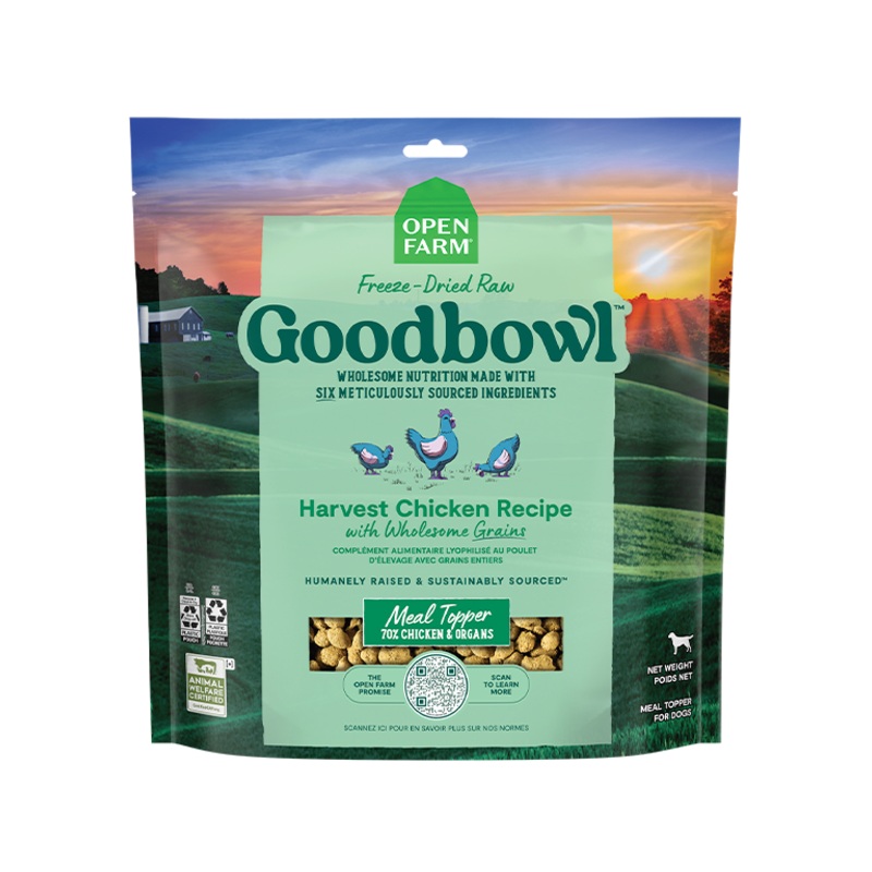 Goodbowl Harvest Chicken Recipe Freeze Dried Raw Topper – (8oz & 23oz)