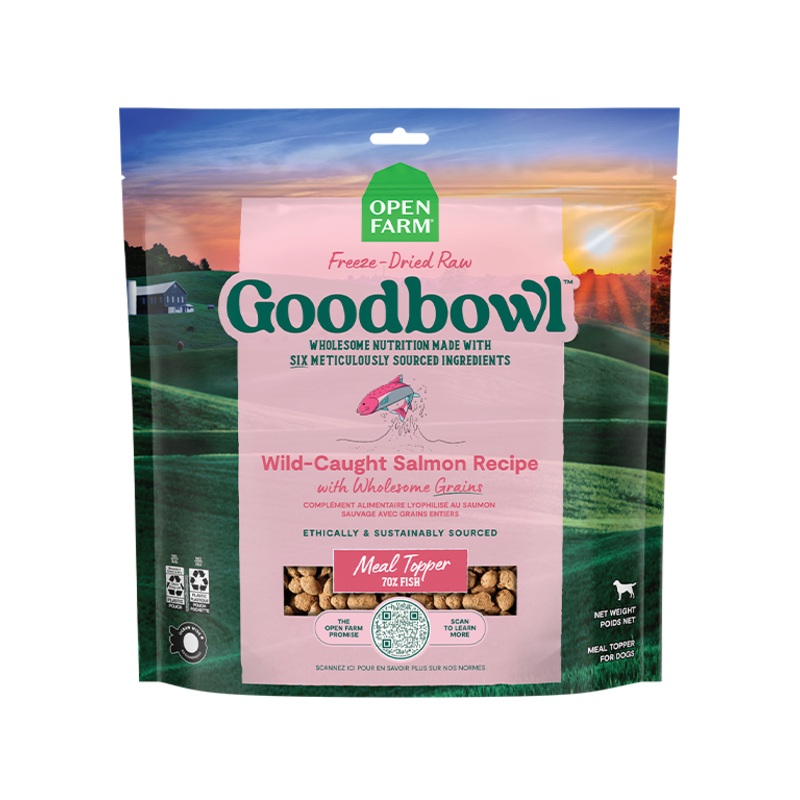 Goodbowl Wild-Caught Salmon Freeze Dried Raw Topper – (8oz & 23oz)