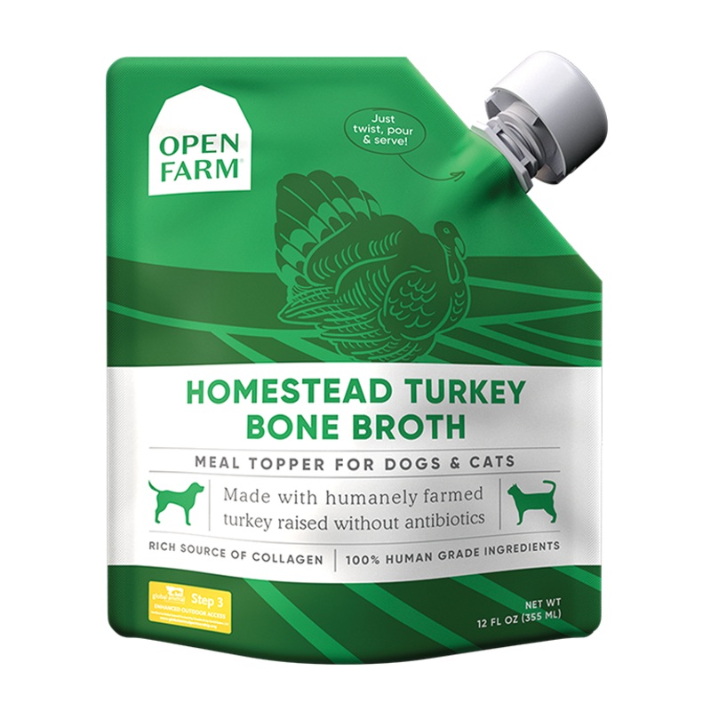 Homestead Turkey Bone Broth for Dogs – 12oz