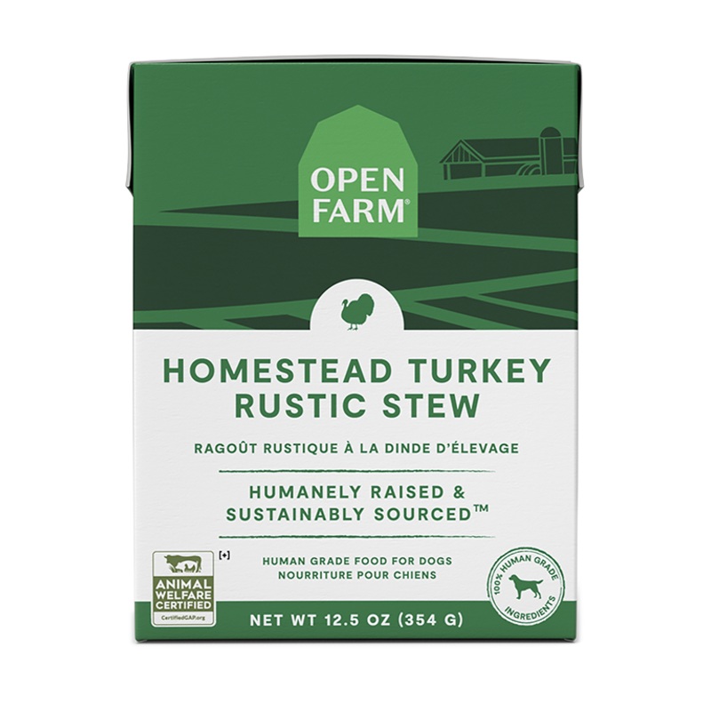 Homestead Turkey Rustic Stew Wet Dog Food – 12.5oz