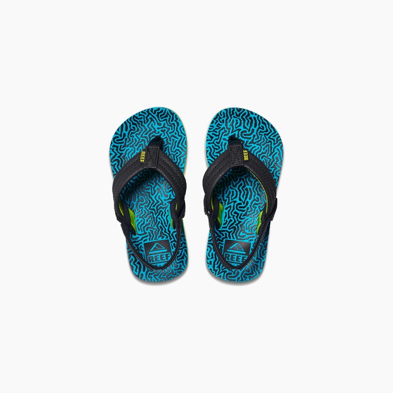 Kid’s Little Ahi Sandal – Blue Coral