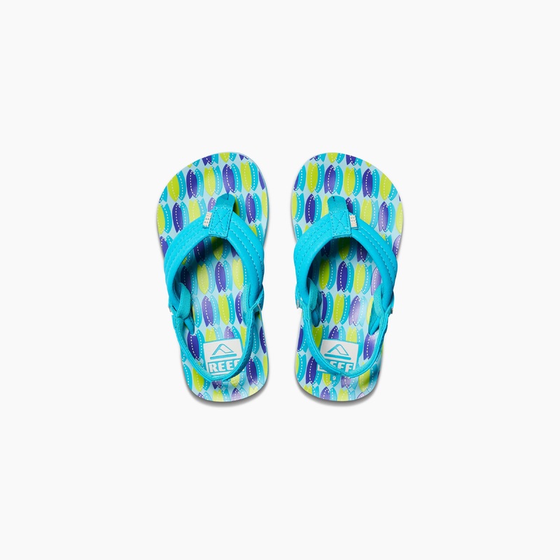 Kid’s Little Ahi Sandal – Blue Fish