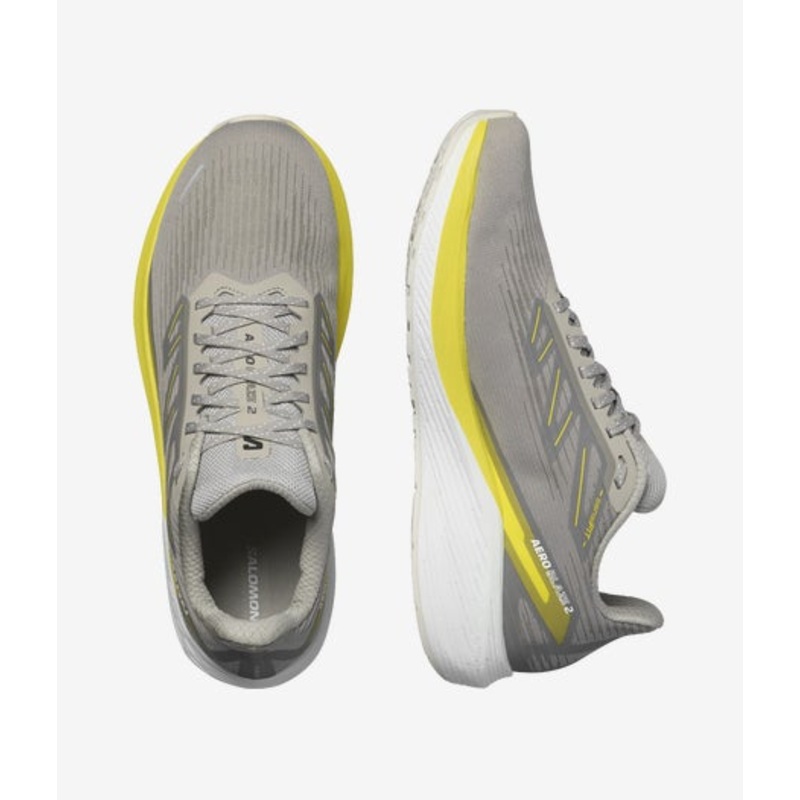 Men’s Aero Blaze 2 Shoe – Ghost Gray/Sulphur Spring/White