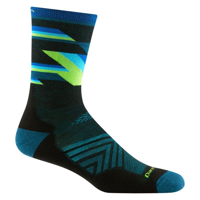 Men’s Bolt Micro Crew Ultra-Lightweight Running Sock – Black
