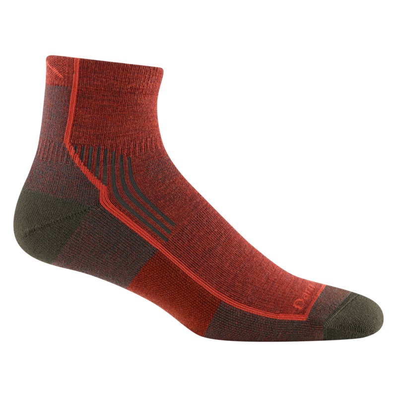 Men’s Hiker Quarter Midweight Hiking Sock – Chestnut