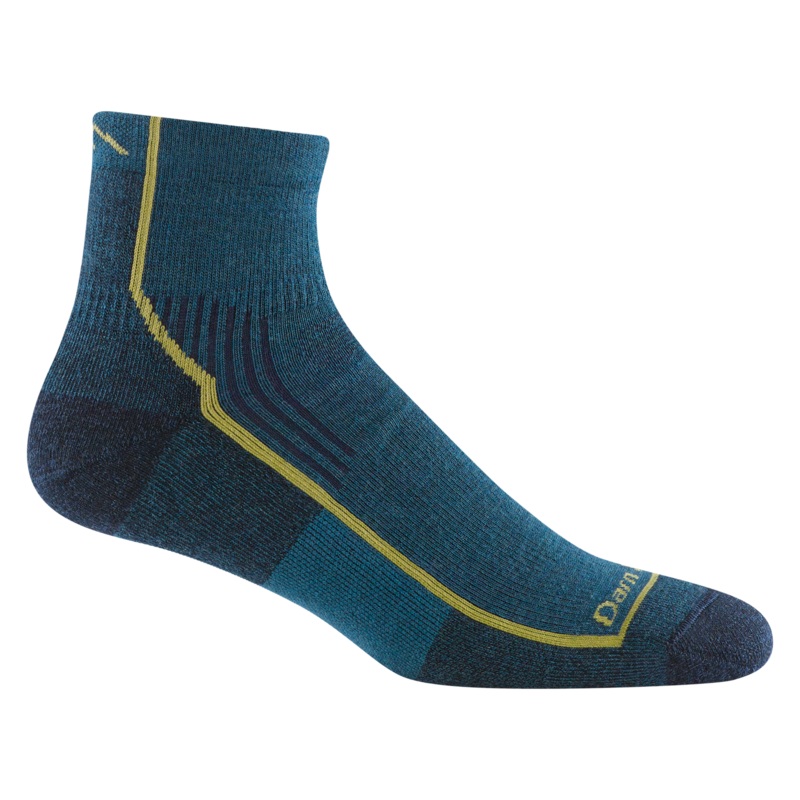 Men’s Hiker Quarter Midweight Hiking Sock – Dark Teal