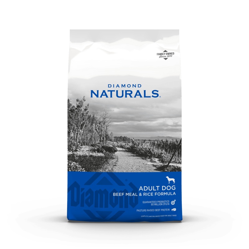 Naturals Adult Dog Food (Beef Meal & Rice Formula) – 40lb.