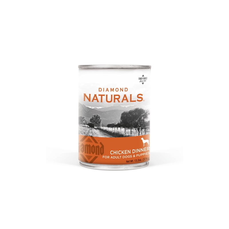 Naturals Chicken Dinner Wet Dog Food Can – 13oz.