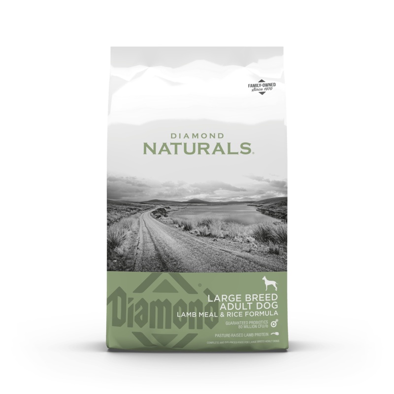 Naturals Large Breed Adult Dog Food (Lamb Meal & Rice Formula) – 40lb.