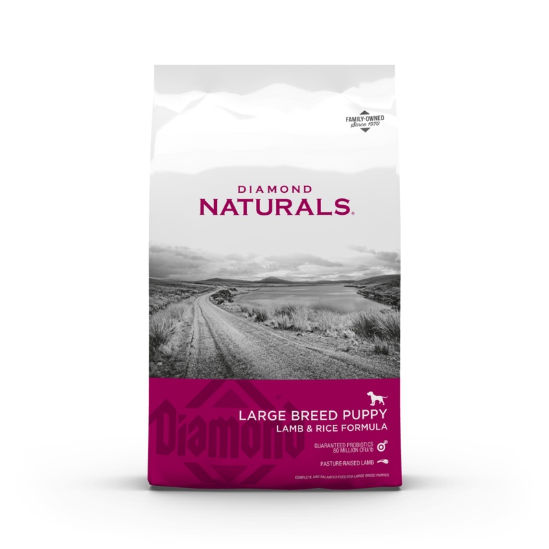 Naturals Large Breed Puppy Food (Lamb & Rice Formula) – 40lb.