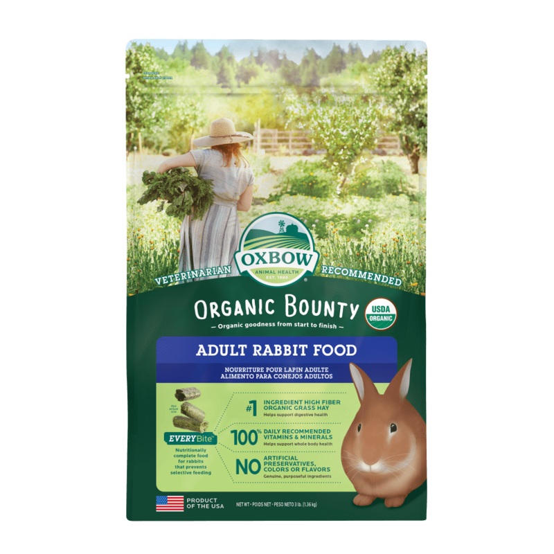 Organic Bounty Adult Rabbit Food – 3lb.