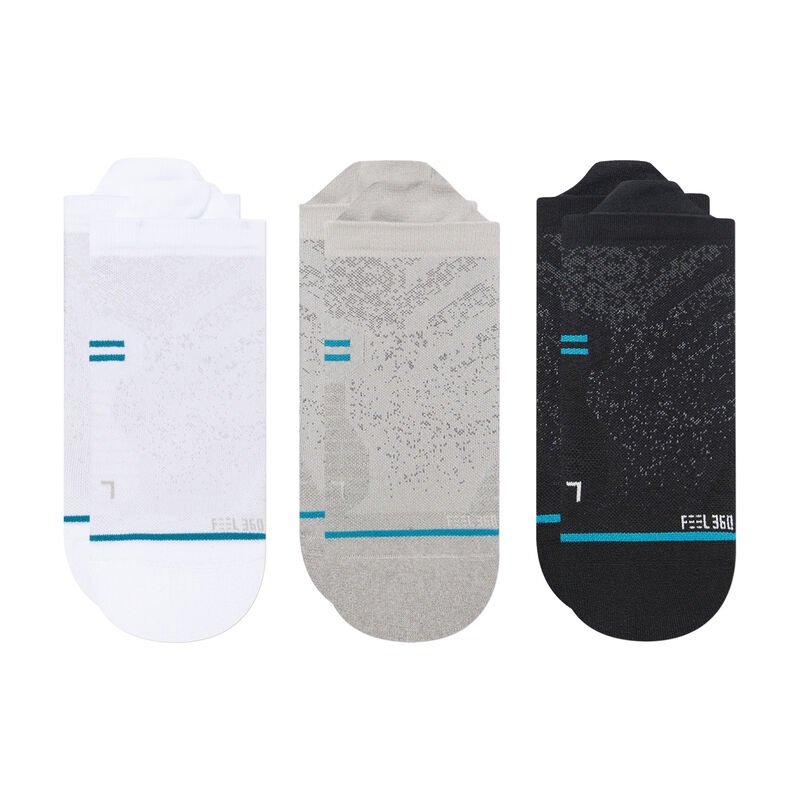 Unisex Run Light Tab 3 Pack Sock – Multi