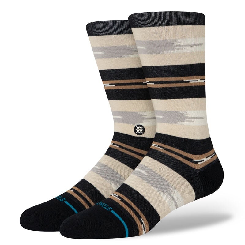 Unisex Trail Bound Crew Sock – Black