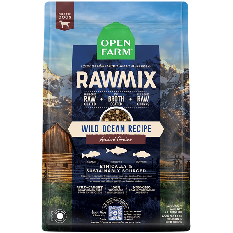 Wild Ocean Ancient Grains RawMix for Dogs – 20lb