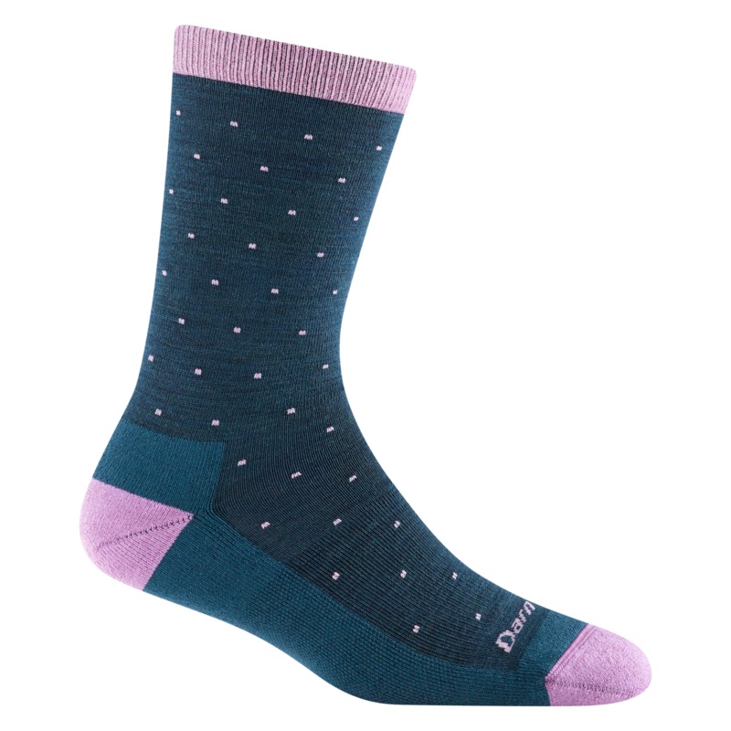 Women’s Pin Drop Crew Lightweight Lifestyle Sock – Dark Teal