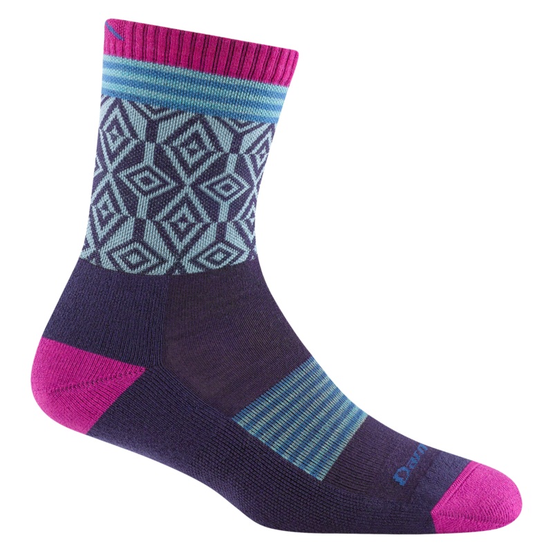 Women’s Sobo Micro Crew Lightweight Hiking Sock – Blackberry
