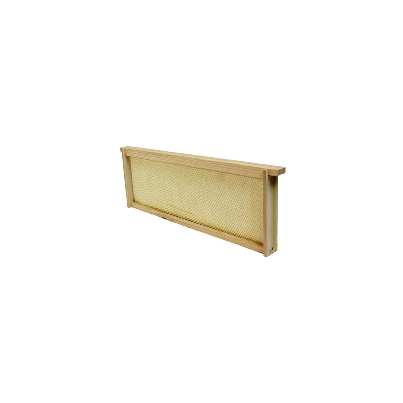 Medium Assembled Beehive Frame with Foundation – (Single or 5 Pack)