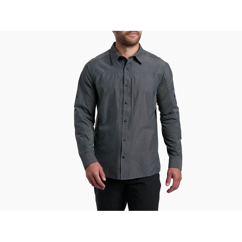 Men’s Airspeed Long-Sleeve Shirt – Carbon