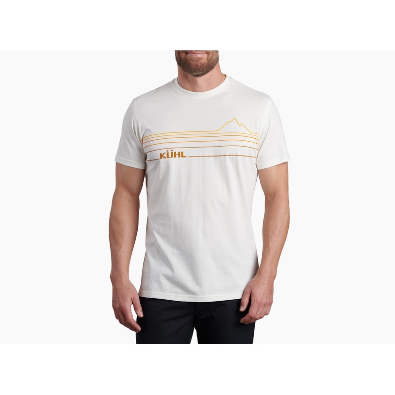 Men’s Mountain Lines Tee – White