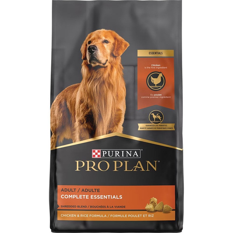 Pro Plan Adult Complete Essentials Shredded Blend Chicken & Rice Dry Dog Food – (6lb / 18lb / 35lb)