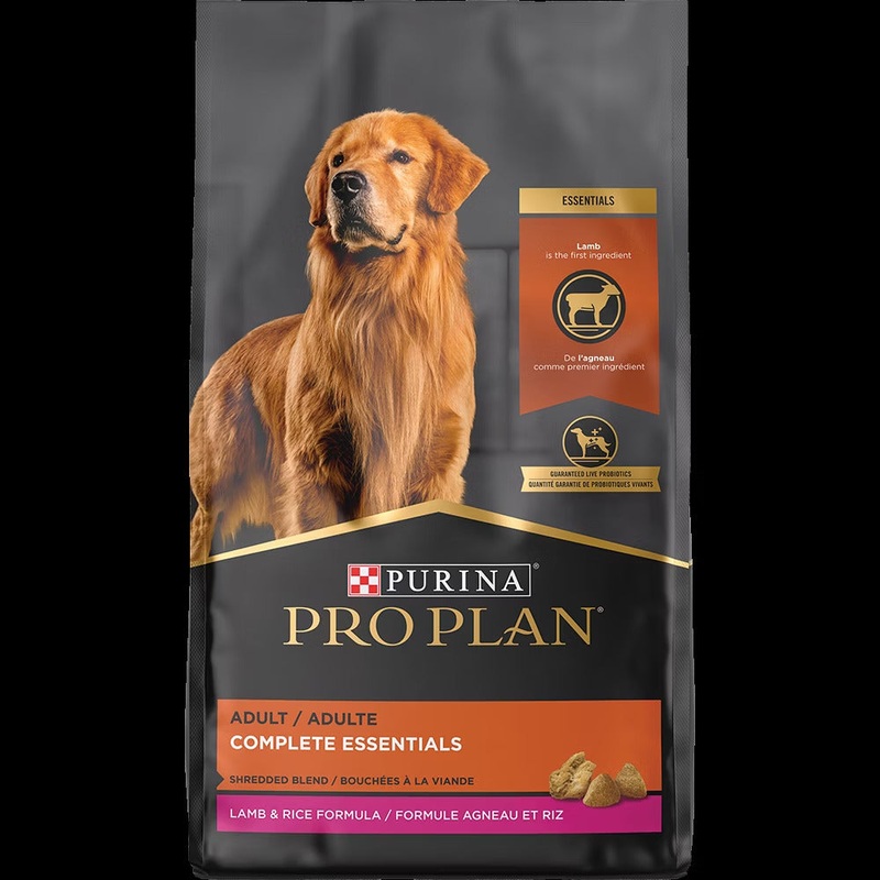 Pro Plan Adult Complete Essentials Shredded Blend Lamb & Rice Dry Dog Food – (6lb & 35lb)