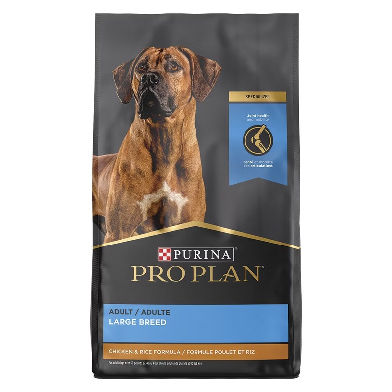 Pro Plan Adult Large Breed Chicken & Rice Formula Dry Dog Food – 47lb