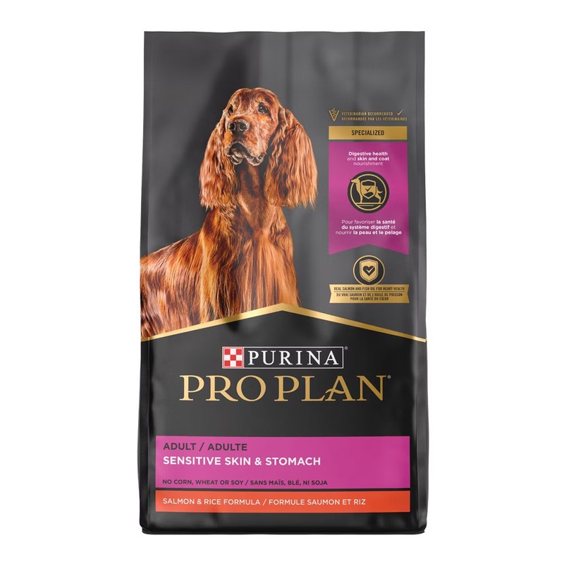 Pro Plan Adult Sensitive Skin & Stomach Salmon & Rice Formula Dry Dog Food – 30lb