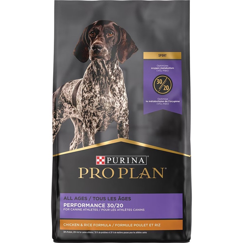 Pro Plan All Ages Sport Performance 30/20 Chicken & Rice Formula Dry Dog Food – 37.5lb