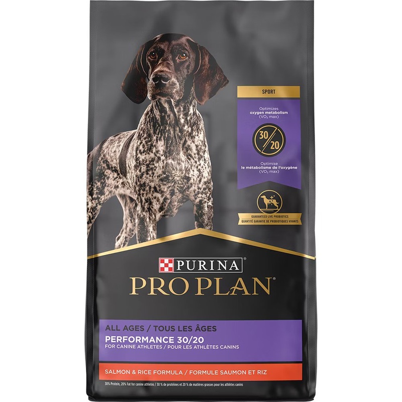 Pro Plan All Ages Sport Performance 30/20 Salmon & Rice Formula Dry Dog Food – 33lb